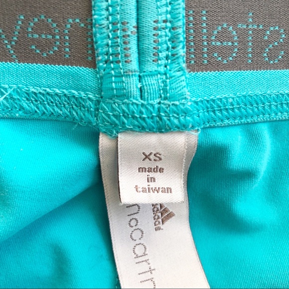 NWOT Adidas by Stella McCartney | Athletic Leggings with Ankle Zippers and Mesh - Picture 8 of 10